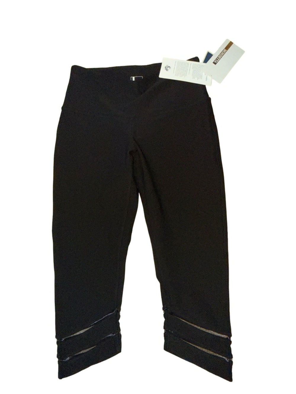 Mondetta Black Stretch Capri Leggings